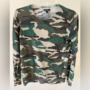J. Crew Factory Camo Sweater, Size Small